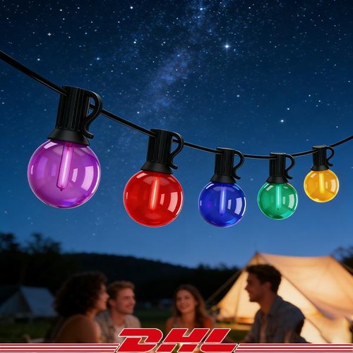 G40 bunt birnen lichterkette - g40,