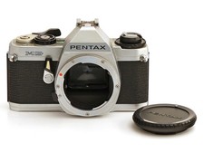 Pentax MG analoge SLR Kamera Gehäuse / Body silber / schwarz - defekt !