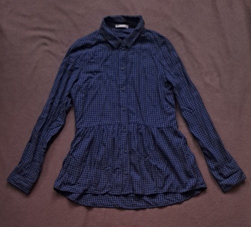 Bluse orsay blau schwarz - bluse,