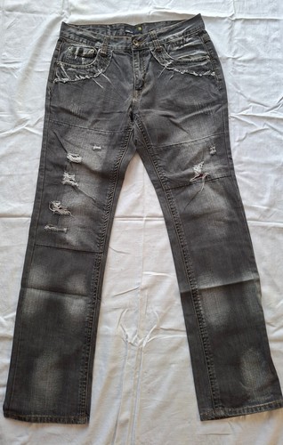 Schwarze fetzen jeans - "fetzen",