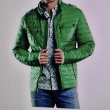 Herren Winterjacke Größe 62 von Engbers in Apfelgrün