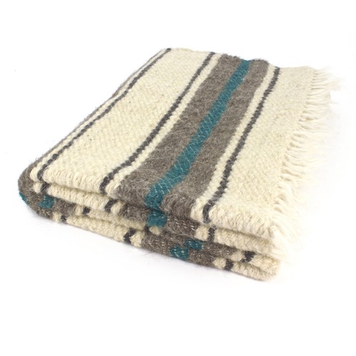 Handgewebte wolldecke decke - handgewebte,
