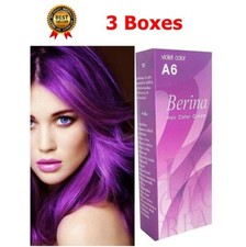 3x Berina A6 Violett Lila
