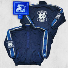 Vintage 90s Starter Notre Dame