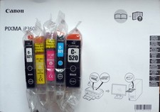 Canon Pixma IP 3600 Druckkopf, Tintenpatronen, Handbuch