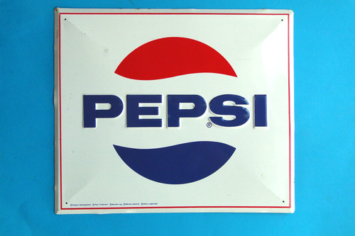 Pepsi cola blechschild 1970 - cola,
