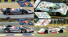 Decals Porsche 962C Le Mans
