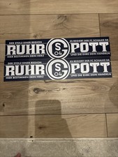 2 Große Schalke Aufkleber