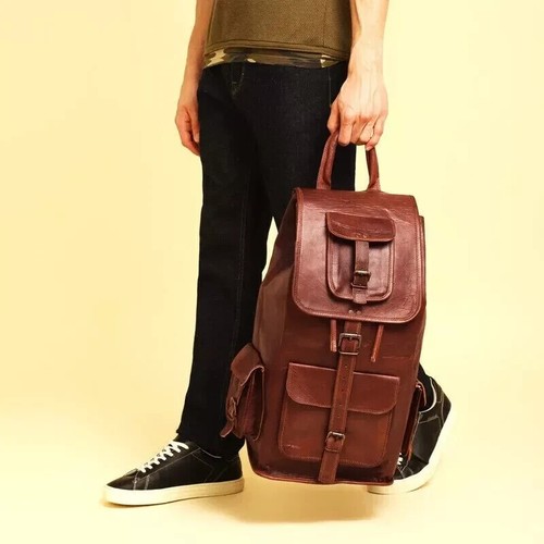 Leder echt rucksack tasche - leder,