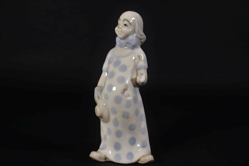 Porzellan figur clown made - /, /