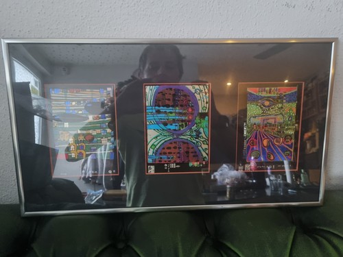 Hundertwasser 3er kunstkarten - hundertwasser,