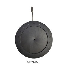 Iris Kameramikroskop mit Manueller Blende, Optische Membran, 3–52 Mm