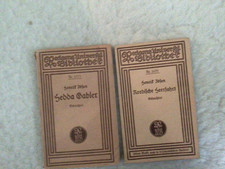 antik: 2 Reclamhefte Ibsen Hedda Gabler u. Nodische Heerfahrt Frakturschrift