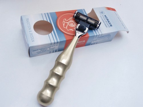 Merkur alu champagne rasierer - alu,