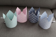 Geburtstagskrone aus Stoff, Kinderkrone, Prinzessinnenkrone, Prinzenkrone