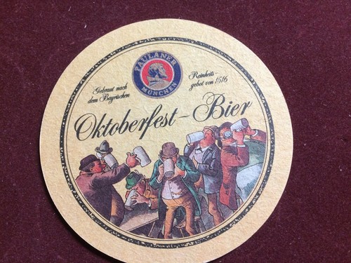 Bierdeckel paulaner münchen - paulaner,