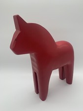 Vintage Holzpferd Ikea Finansiell Dala Pferd Schwedenpferd 26 bis 27cm rot 90er