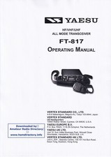 Bedienungsanleitung-Operating Instructions für Yaesu FT-817 
