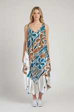 Boho ibiza style tiered floral - tiered,