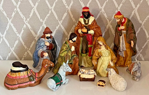 Xxl keramik krippenfiguren - xxl, keramik‑krippenfiguren