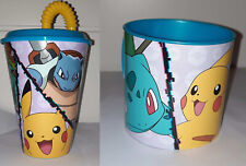 POKEMON Mehrweg Kinder Trinkbecher mit Strohhalm & Tasse Becher Pikachu Shiggy