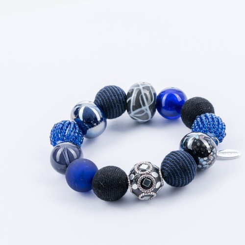 Bollywood perlenarmband blue - bollywood,