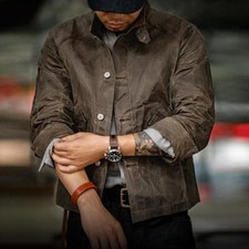 Maden Vintage Stehkragen Öl