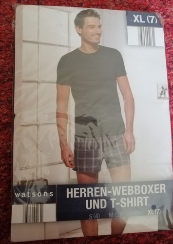 Herren webboxer und shirt - und, t-shirt