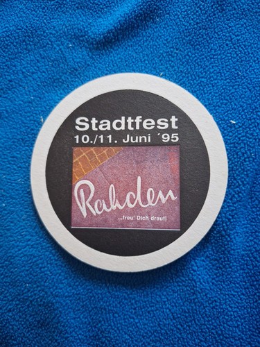 Bierdeckel 1995 rahden barre - rahden,