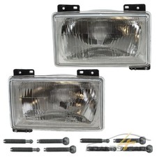 ATEC 2x SCHEINWERFER HAUPTSCHEINWERFER H4 VO FÜR FIAT DUCATO 280 82-90