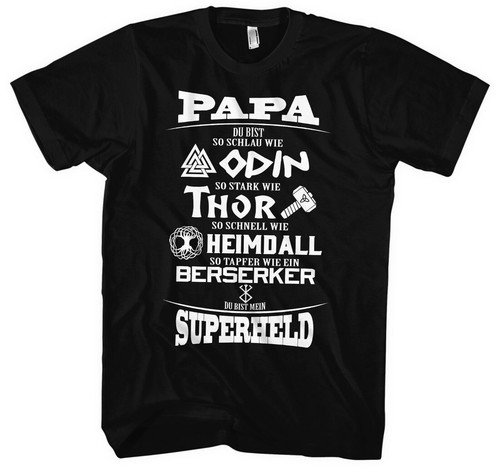 Papa superheld wikinger - superheld,