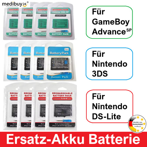 Ersatz akku batterie für - batterie,