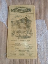 Alter Taschenkalender"Geo. Borgfeldt & Co. 1912