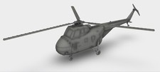 Sikorsky H-19 Chickasaw Helikopter Hubschrauber USA Bausatz 3D Druck 1:87 - 1:35