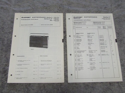 Schaltplan service manual - service,