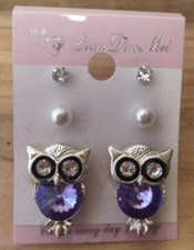 Ohrstecker Eule Ohrringe