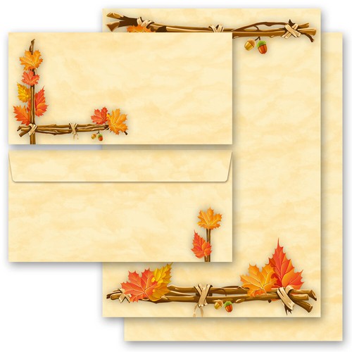 Motiv briefpapier set - motiv-briefpapier-set, 20-tlg