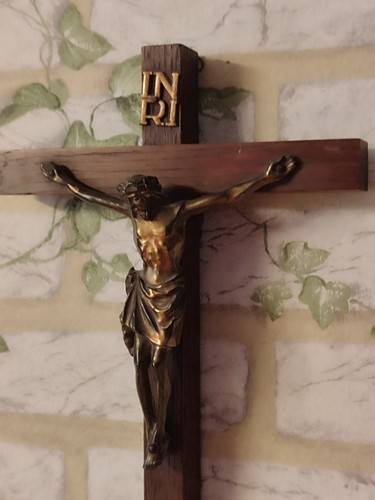 Antikes wandkreuz kruzifix - antikes,
