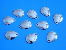 Spinnerblätter Spinnerbau Spinner Chrom poliert Blinker Blätter Blades Lockblatt