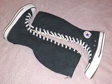 Converse Chucks Taylor All Star 37,5 5 7 Stiefel kniehoch schwarz knee high 