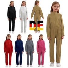 Kinder Arbeitsoverall Jungen Mädchen Kesselanzug Langarm Schutzoverall Jumpsuit 