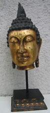 Buddha Kopf Deko Figur 42cm Buddhakopf Buddha Statue Feng Shui 42x13x13cm
