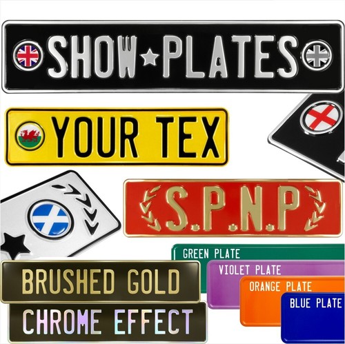Show gepresstes nummernschild - gepresstes,