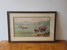 Kunst-Nach-Druck "Jagd Buch"