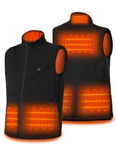 Heated Vest Mens Fleece Vest