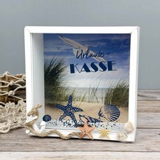 Spardose urlaubskasse aus holz - spardose,