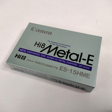 Cassette Canon Video Hi 8  Metal-E Kassette. E5-15HME NEU & eingeschweißt