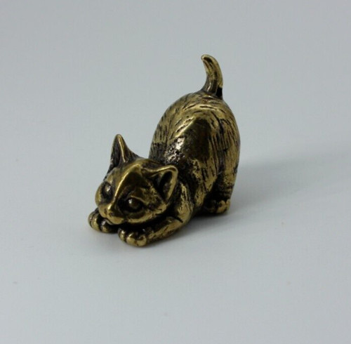 Katze messing 30g tier figur - messing,