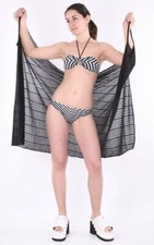 Damen Wickelkleid Strandkleid