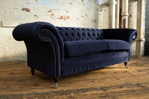 Chesterfield sitzer sofa - 3,